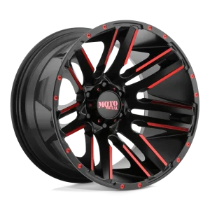 Moto Metal – MO978 RAZOR – Black – 20″x10″ -24mm – All weather Wheels – MO97821087324N